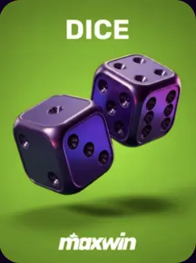 Dice, jogo de MaxWin Originals no lobby da MaxWin