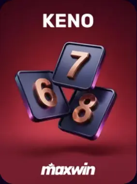 Keno, jogo de MaxWin Originals no lobby da MaxWin