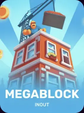 Megablock, jogo de InOut no lobby da MaxWin